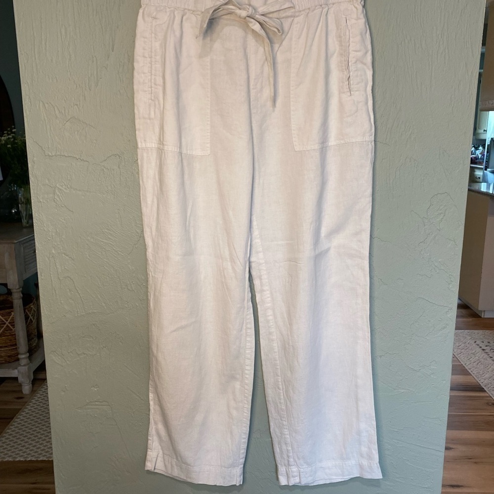 Women’s Rafaela white wide leg pull on comfort size Medium - Picture 3 of 12